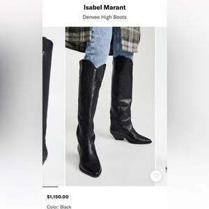 Isabel Marant high Denvee boot NEW IN BOX